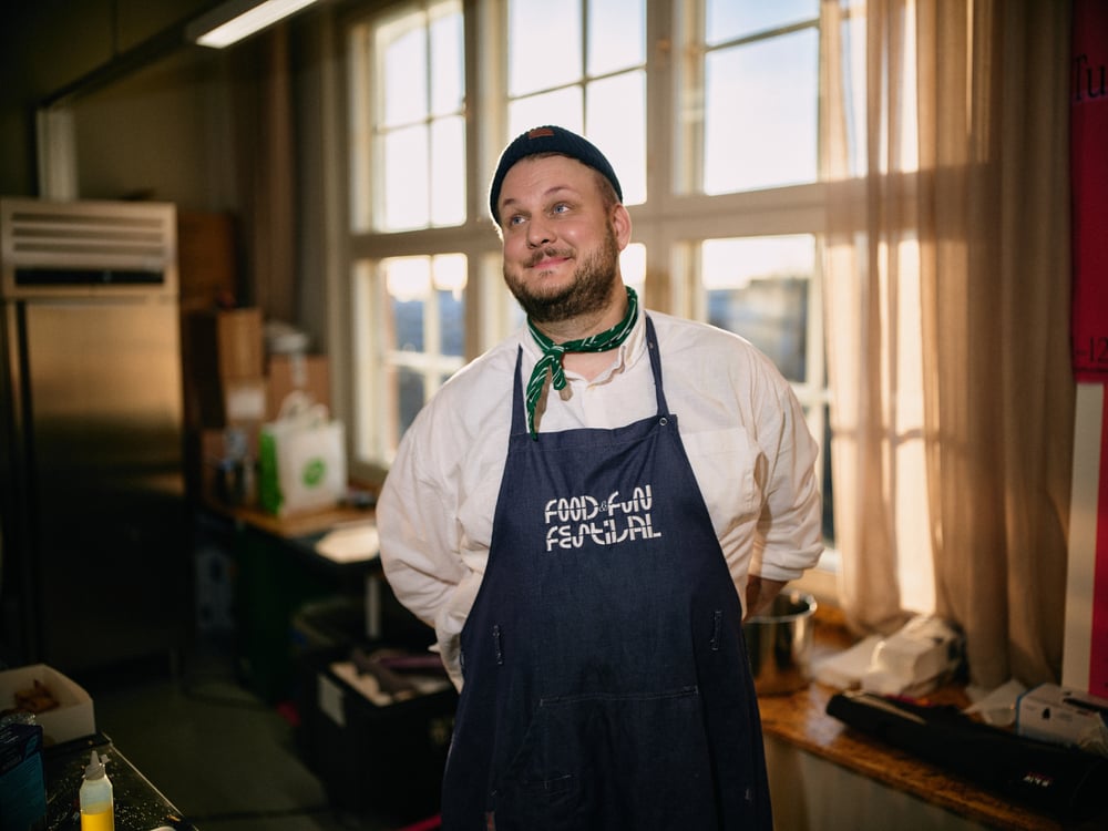 Jouni Kuru Tapahtumakeittiön salissa